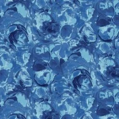 Henry Glass - Vortex Digital Wide Back - Goldi L. Studio - Blue Lagoon - 118" 3-Yard Backpack