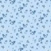 Blank Quilting - English Blue & White By AJ's Watercolor Studio - Digitally Printed - Ditsy Floral - Light Blue - Yardage