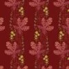 Andover Fabrics - Dahlia By Laundry Basket Quilts - Tree Moss - Crimson - Yardage