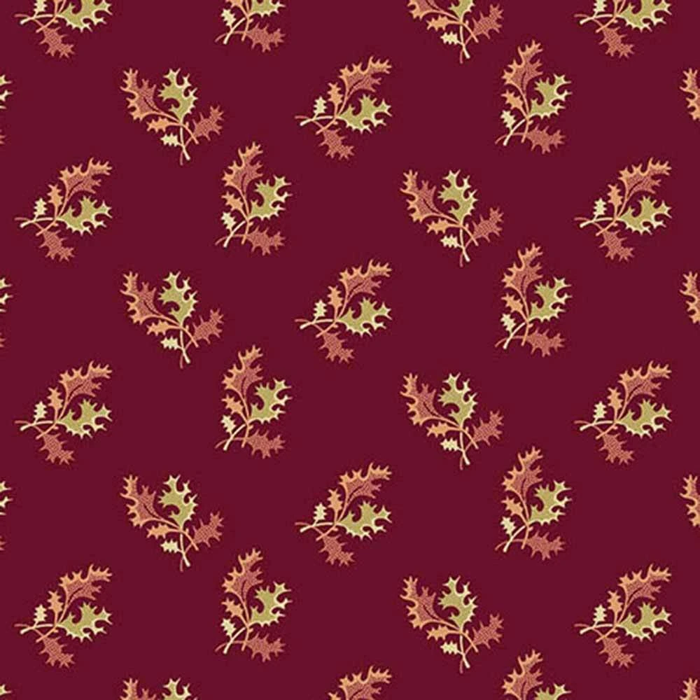 Andover Fabrics - Dahlia By Laundry Basket Quilts - Holly Berry - Cranberry - Yardage 1 Andover Fabrics - Dahlia By Laundry Basket Quilts - Holly Berry - Cranberry - Yardage