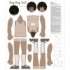 Rag Bag Doll 3 - Designed By Miriam Christensen Rawson - Tan - 36" X 43" Panel -Keepsake Quilting Shop 1019358 01
