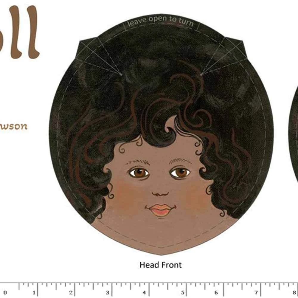 Rag Bag Doll 3 - Designed By Miriam Christensen Rawson - Tan - 36" X 43" Panel 2 Rag Bag Doll 3 - Designed By Miriam Christensen Rawson - Tan - 36" X 43" Panel - Image 2