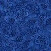 Blank Quilting - Isadora 108" - Tonal Floral - Navy - 108" Wide Yardage -Keepsake Quilting Shop 1020001