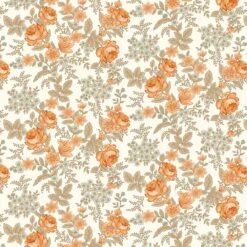 Henry Glass & Co - Sunwashed Romance 108" - By Kim Diehl - Ditsy Floral - Cream - 108" Wide Yardage