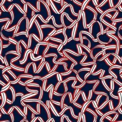 Studio E - Red, White, And Starry Blue Too 108" - By Chelsea DesignWorks - Patriotic Ribbon - Patriotic - 108" 3-Yard Back Pack