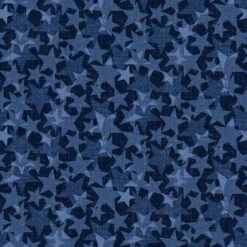 Studio E - Red, White, And Starry Blue Too 108" - By Chelsea DesignWorks - Tone-On-Tone Stars - Blue - 108" 3-Yard Back Pack
