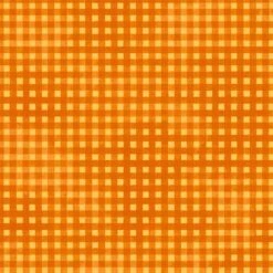 P&B Textiles - Jewel - Gingham - Orange/Yellow - Yardage