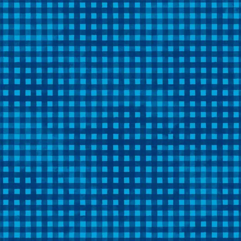 P&B Textiles - Jewel - Gingham - Blue - Yardage 1 P&B Textiles - Jewel - Gingham - Blue - Yardage