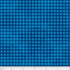 P&B Textiles - Jewel - Gingham - Blue - Yardage 3 P&B Textiles - Jewel - Gingham - Blue - Yardage -Keepsake Quilting Shop 1020073H 02