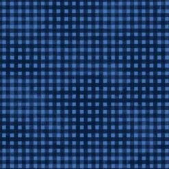 P&B Textiles - Jewel - Gingham - Dark Blue - Yardage