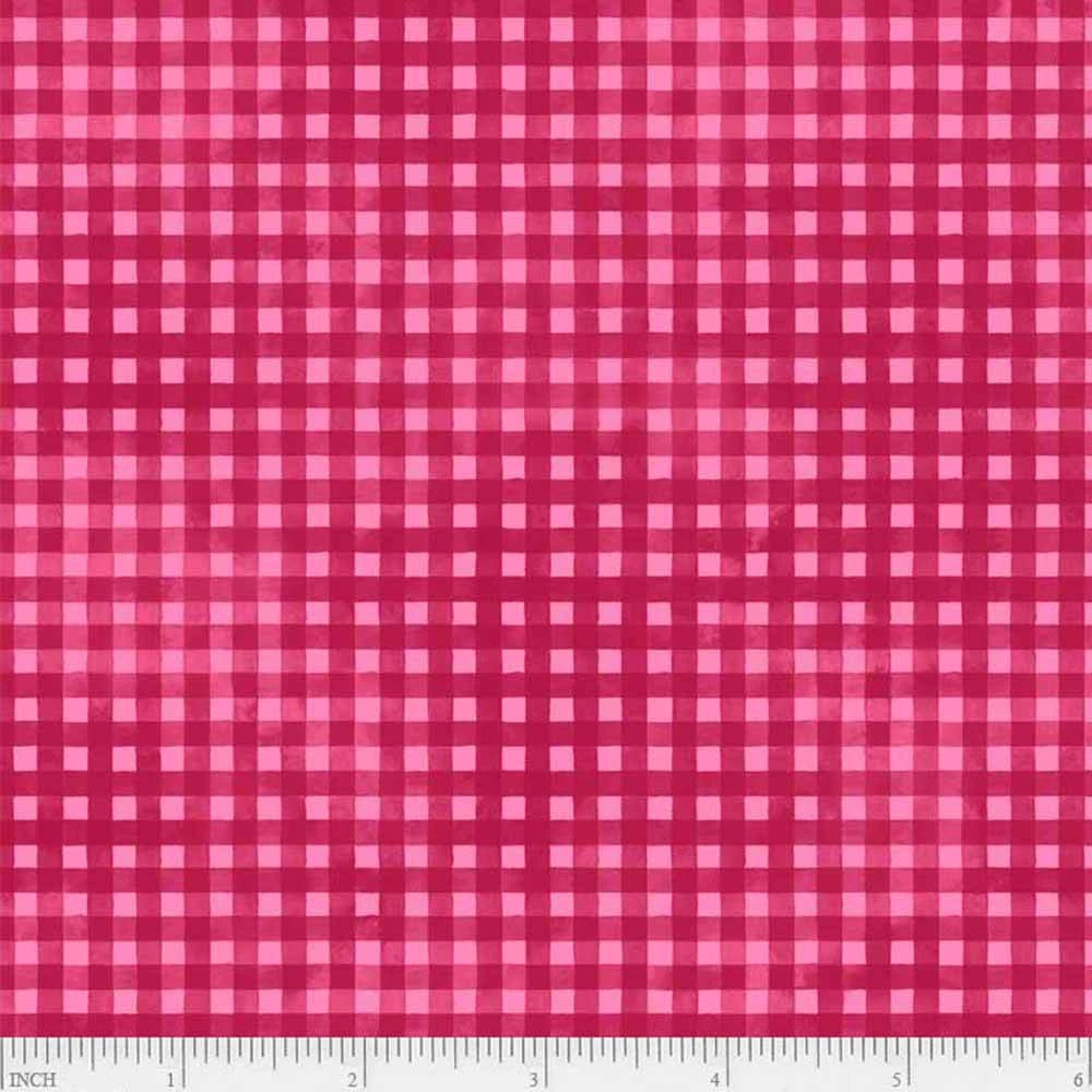 P&B Textiles - Jewel - Gingham - Pink - Yardage 2 P&B Textiles - Jewel - Gingham - Pink - Yardage - Image 2