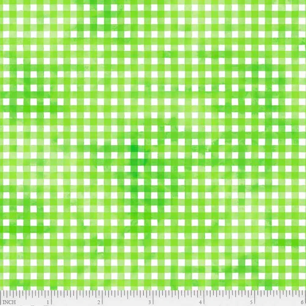 P&B Textiles - Sorbet - Gingham - Green - Yardage 2 P&B Textiles - Sorbet - Gingham - Green - Yardage - Image 2