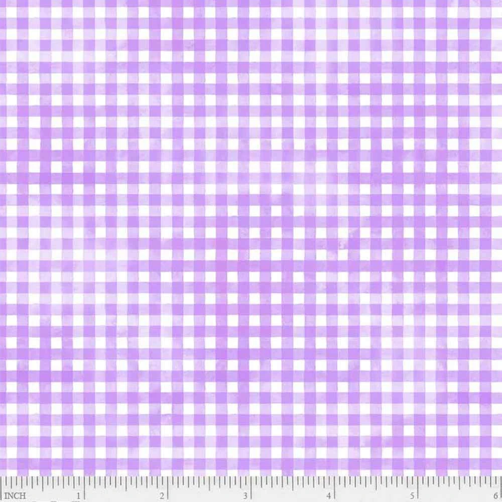 P&B Textiles - Sorbet - Gingham - Violet - Yardage 2 P&B Textiles - Sorbet - Gingham - Violet - Yardage - Image 2