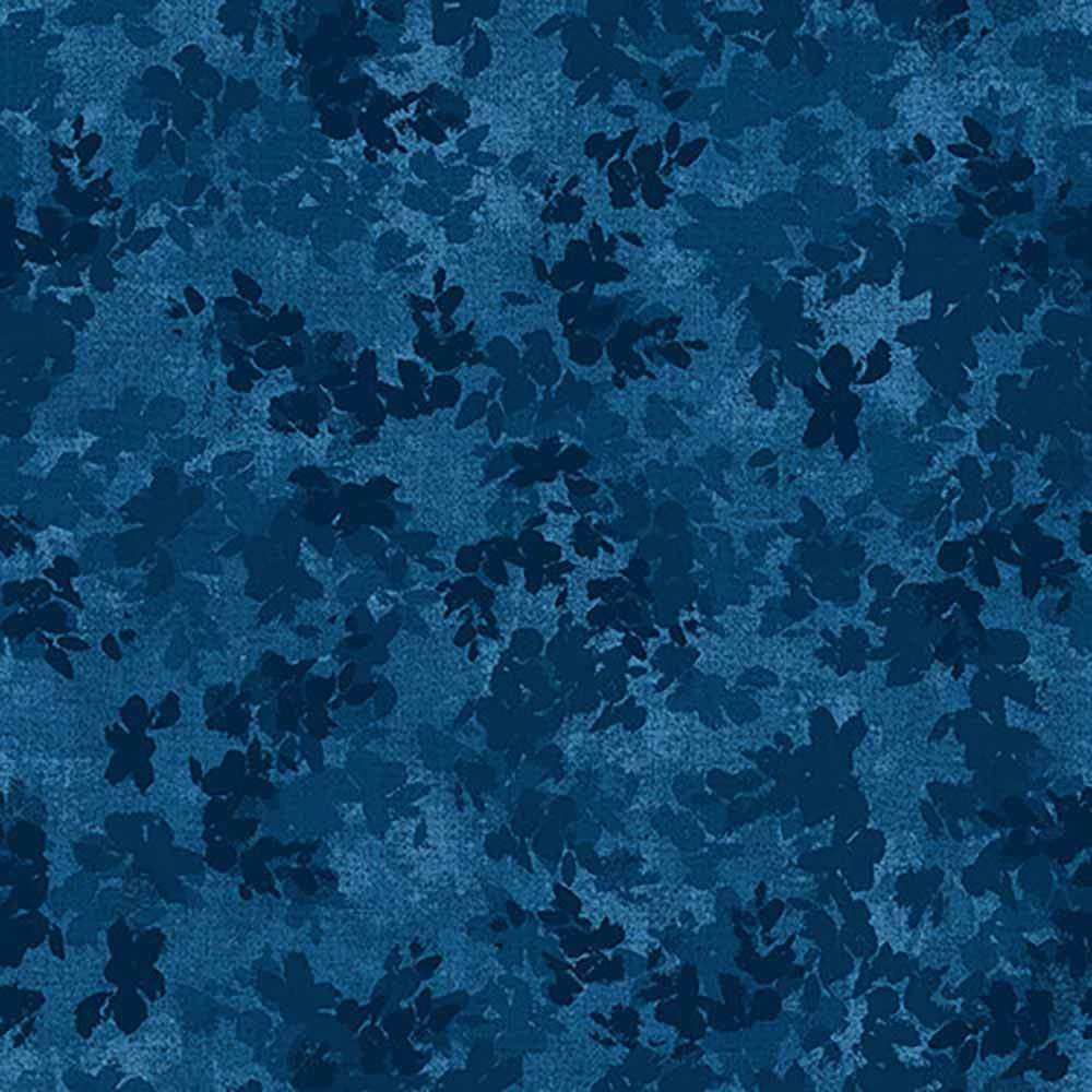 Blank Quilting - Verona - Satin Moon Designs - Abstract Texture - Navy - Yardage 1 Blank Quilting - Verona - Satin Moon Designs - Abstract Texture - Navy - Yardage