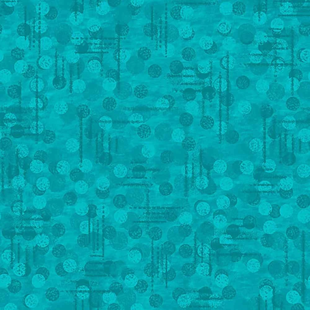Blank Quilting - Jot Dot - The Blank Quilting Corp - Tonal Texture & Dots - Teal - Yardage 1 Blank Quilting - Jot Dot - The Blank Quilting Corp - Tonal Texture & Dots - Teal - Yardage