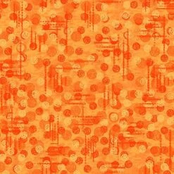 Blank Quilting - Jot Dot - The Blank Quilting Corp - Tonal Texture & Dots - Orange - Yardage