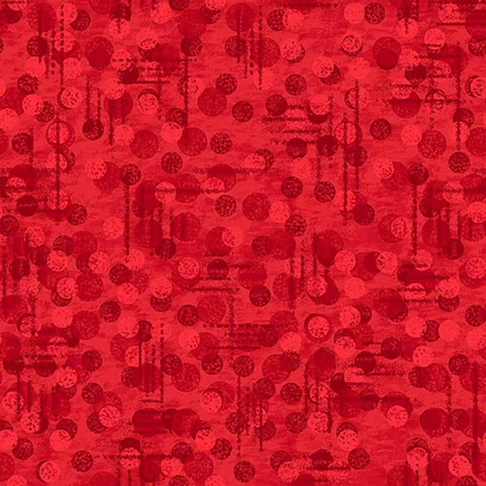 Blank Quilting - Jot Dot - The Blank Quilting Corp - Tonal Texture & Dots - Red - Yardage 1 Blank Quilting - Jot Dot - The Blank Quilting Corp - Tonal Texture & Dots - Red - Yardage