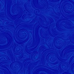 Studio E - Just Color! - Just Color! Swirl - Royal - Yardage
