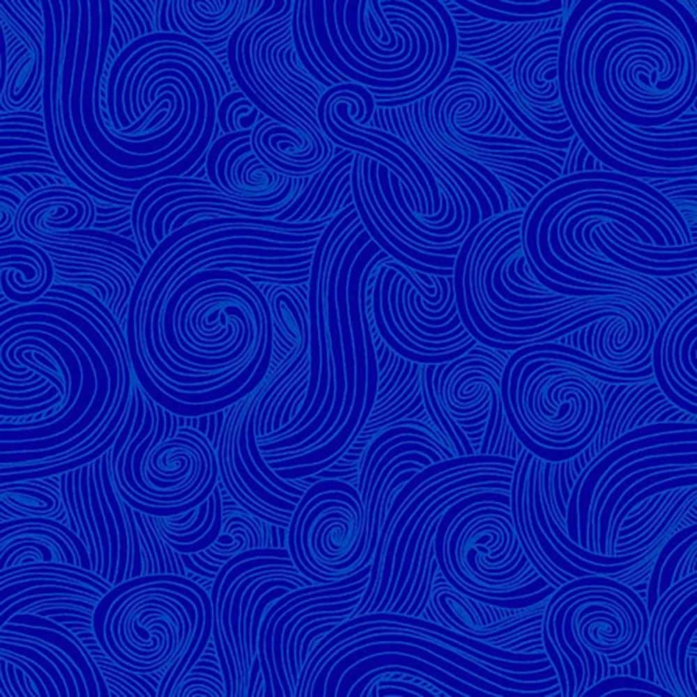 Studio E - Just Color! - Just Color! Swirl - Royal - Yardage 1 Studio E - Just Color! - Just Color! Swirl - Royal - Yardage