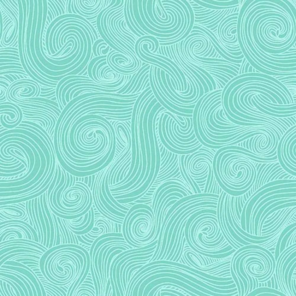 Studio E - Just Color! - Just Color! Swirl - Light Teal - Yardage 1 Studio E - Just Color! - Just Color! Swirl - Light Teal - Yardage