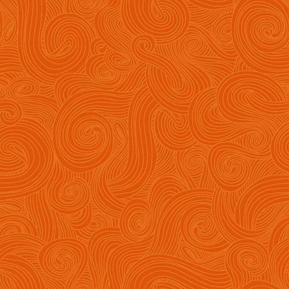 Studio E - Just Color! - Just Color! Swirl - Orange - Yardage 1 Studio E - Just Color! - Just Color! Swirl - Orange - Yardage