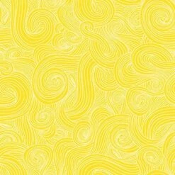 Studio E - Just Color! - Just Color! Swirl - Sunshine - Yardage