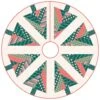 Wedgwood Tree Skirt - Michelle Engel Bencsko - Bright Holiday - 46" Round - Cloud9 - Kit 5 Wedgwood Tree Skirt - Michelle Engel Bencsko - Bright Holiday - 46" Round - Cloud9 - Kit -Keepsake Quilting Shop 1020093 01