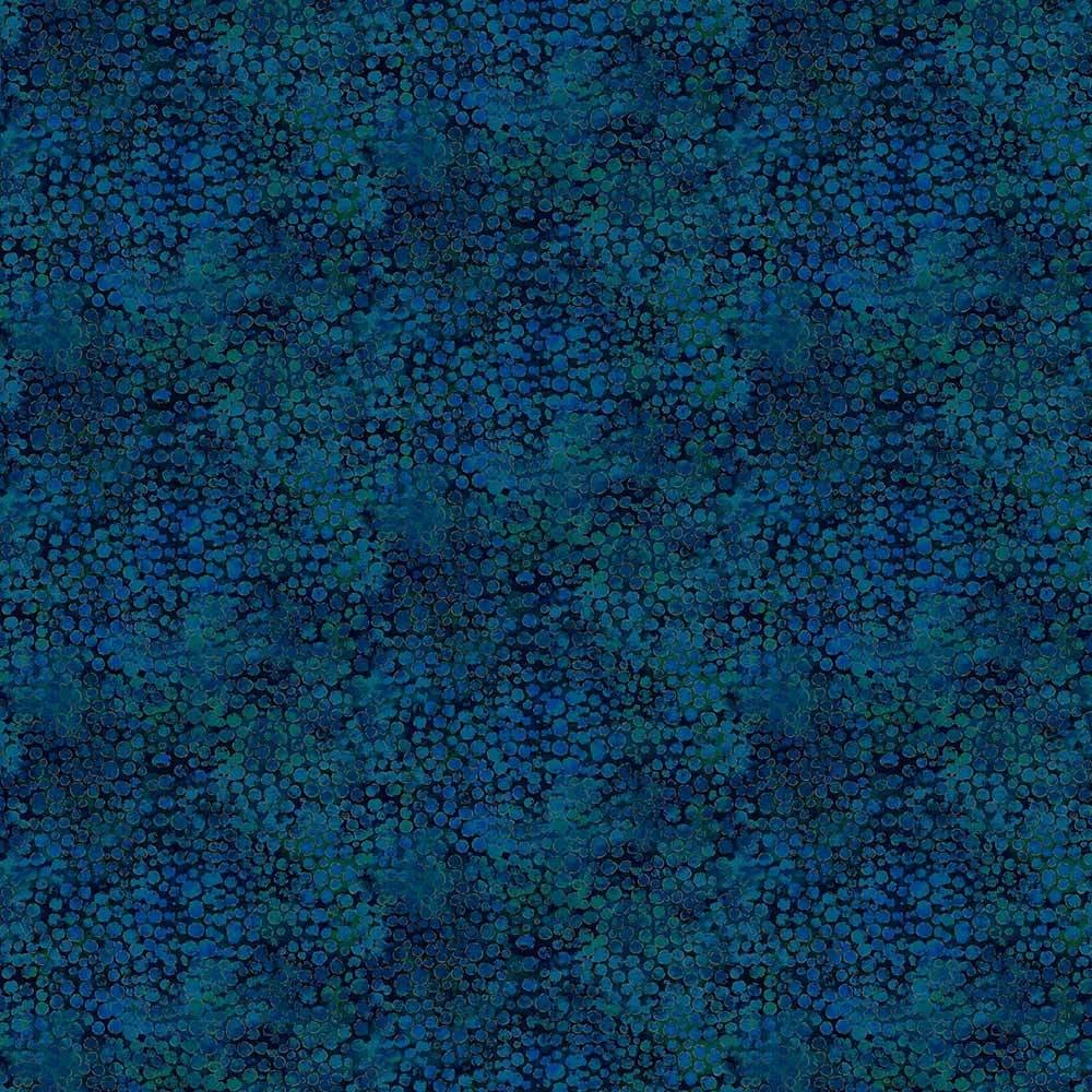 Northcott Fabrics- Shimmer Enigma By Deborah Edwards - Metallic - Packed Bubbles - Navy - Yardage 1 Northcott Fabrics- Shimmer Enigma By Deborah Edwards - Metallic - Packed Bubbles - Navy - Yardage