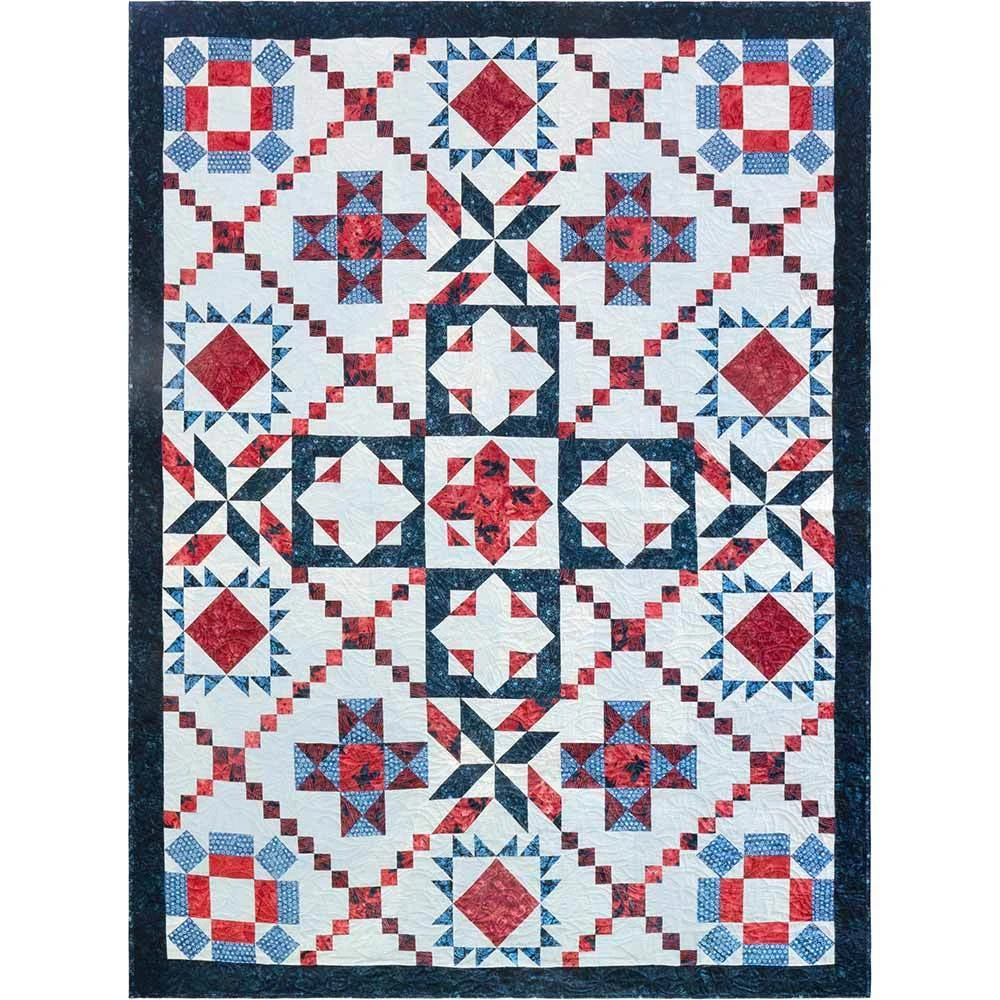 Fireworks - Jubilee - Island Batik - Block Of The Month 2 Fireworks - Jubilee - Island Batik - Block Of The Month - Image 2