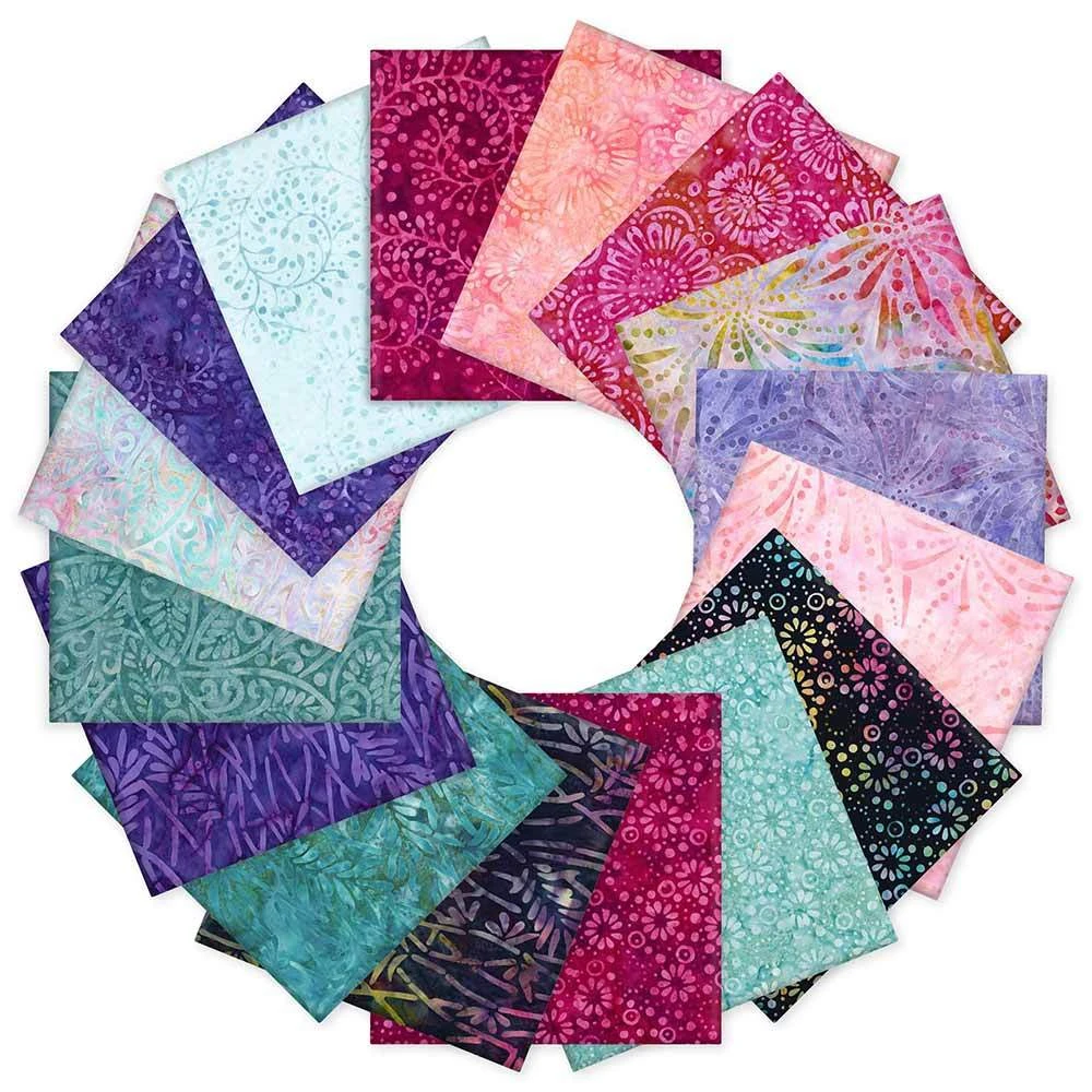 Wilmington Batiks - Candy Crush - 16-Piece Fat Quarter Pack 1 Wilmington Batiks - Candy Crush - 16-Piece Fat Quarter Pack