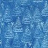 Island Batik - Tinsel Treasures - Christmas Trees - Blue Harbor - Yardage