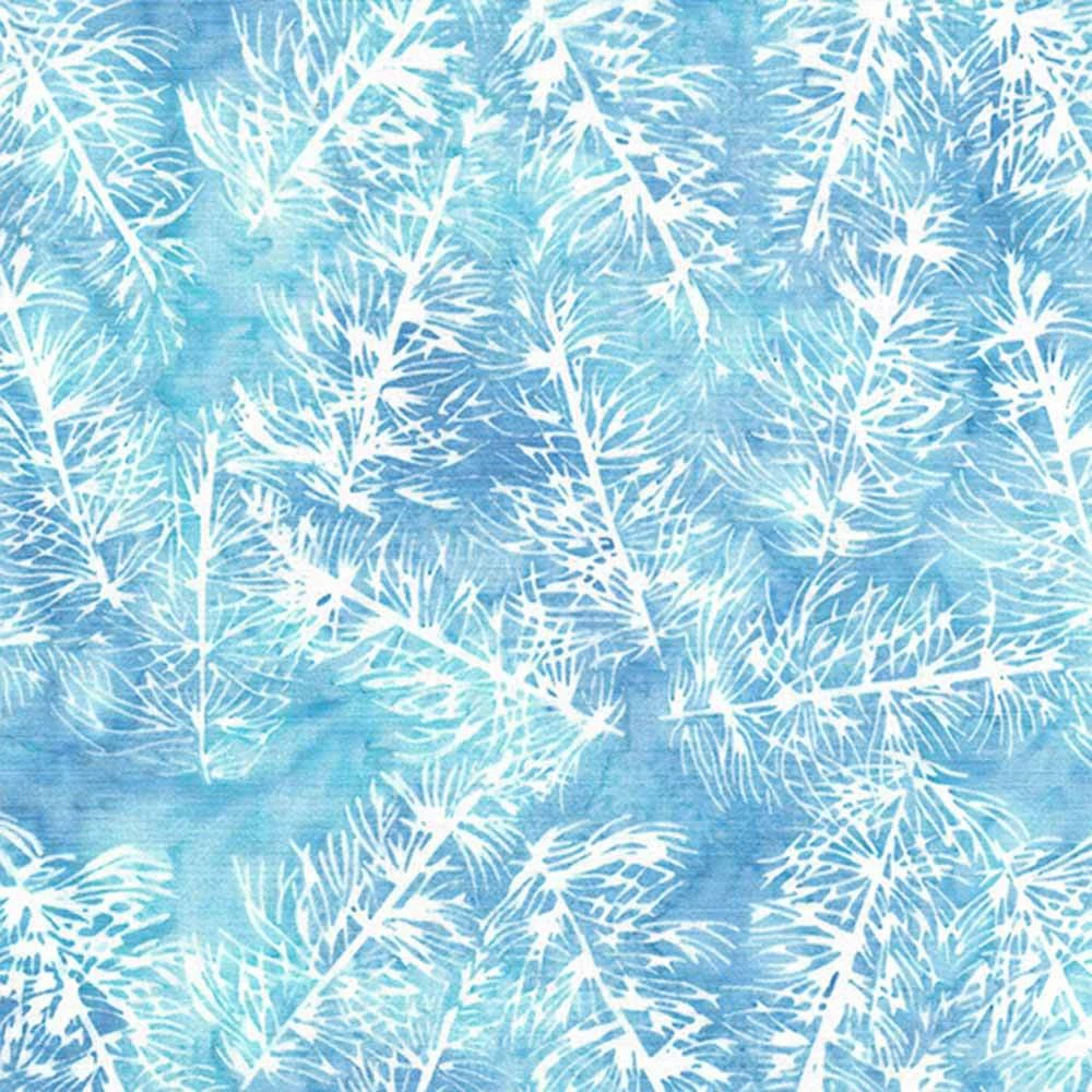Island Batik - Tinsel Treasures - Pine Needles Long - Blue Sky - Yardage 1 Island Batik - Tinsel Treasures - Pine Needles Long - Blue Sky - Yardage