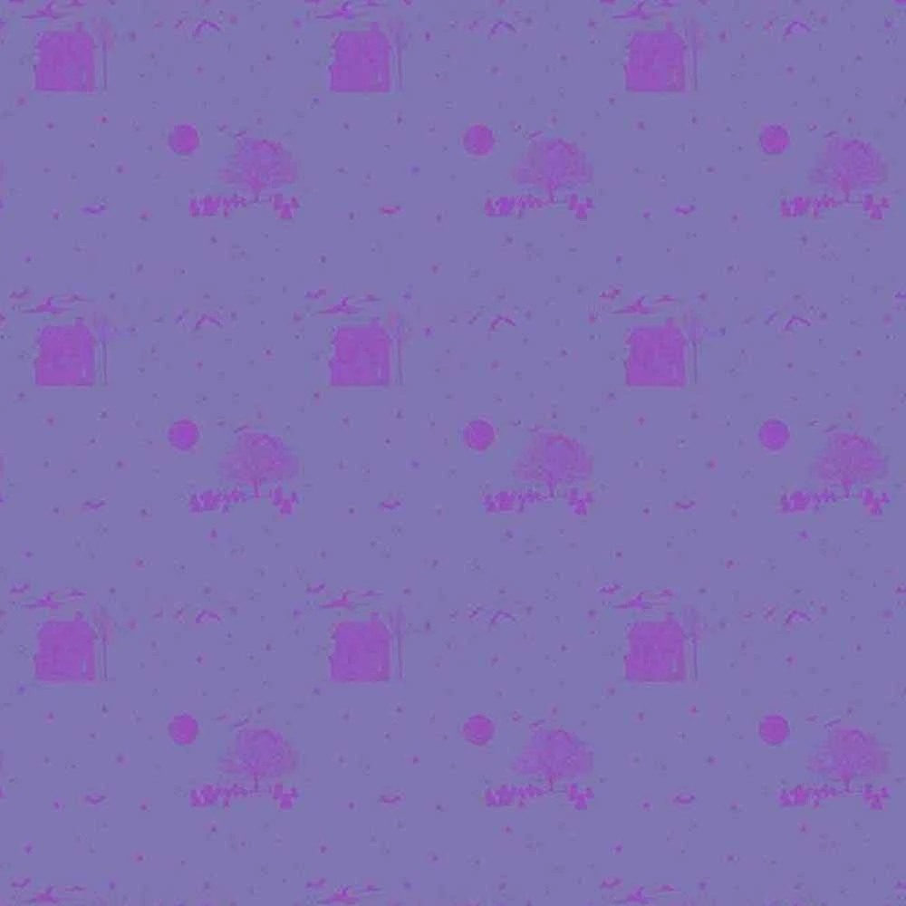 Dear Stella - Costume Party By Pammie Jane - Digital Print - Haunted House - Purple - Yardage 1 Dear Stella - Costume Party By Pammie Jane - Digital Print - Haunted House - Purple - Yardage