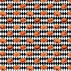 Dear Stella - Costume Party By Pammie Jane - Digital Print - Pumpkins - Multi - Yardage