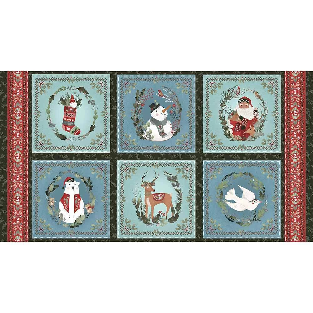 Glad Tidings - 6 Piece - 1/2 Yard Bundle With FREE Panel 2 Glad Tidings - 6 Piece - 1/2 Yard Bundle With FREE Panel - Image 2