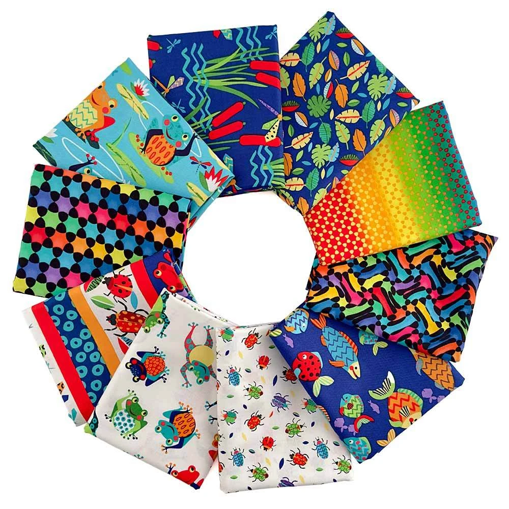 Bug Off - 10-Piece 1/2 Yard Fabric Bundle 1 Bug Off - 10-Piece 1/2 Yard Fabric Bundle