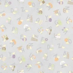 Maywood Studios - Little Chicks - Alphabet Toss - Grey - Flannel By Bonnie Sullivan - Yardage