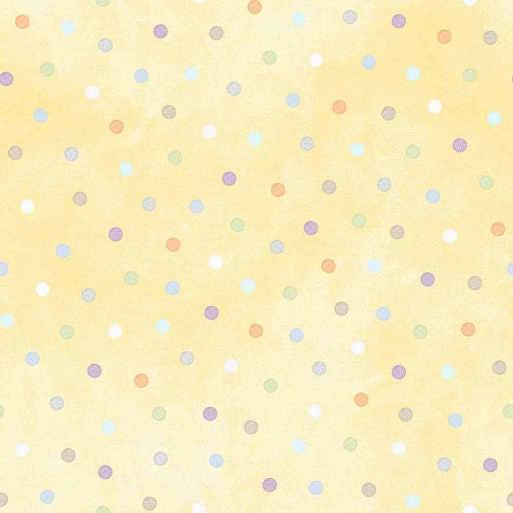 Maywood Studios - Little Chicks - Multi Dots - Yellow - Flannel By Bonnie Sullivan - Yardage 1 Maywood Studios - Little Chicks - Multi Dots - Yellow - Flannel By Bonnie Sullivan - Yardage