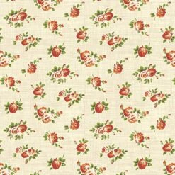 Marcus Fabrics- Rag Bag Doll - Roses - Red - Yardage