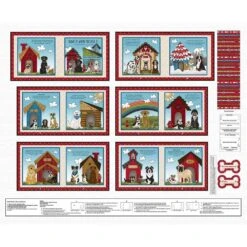 Henry Glass - Home Is Where The Dog Is II - Book - 36" X 44" - Panel