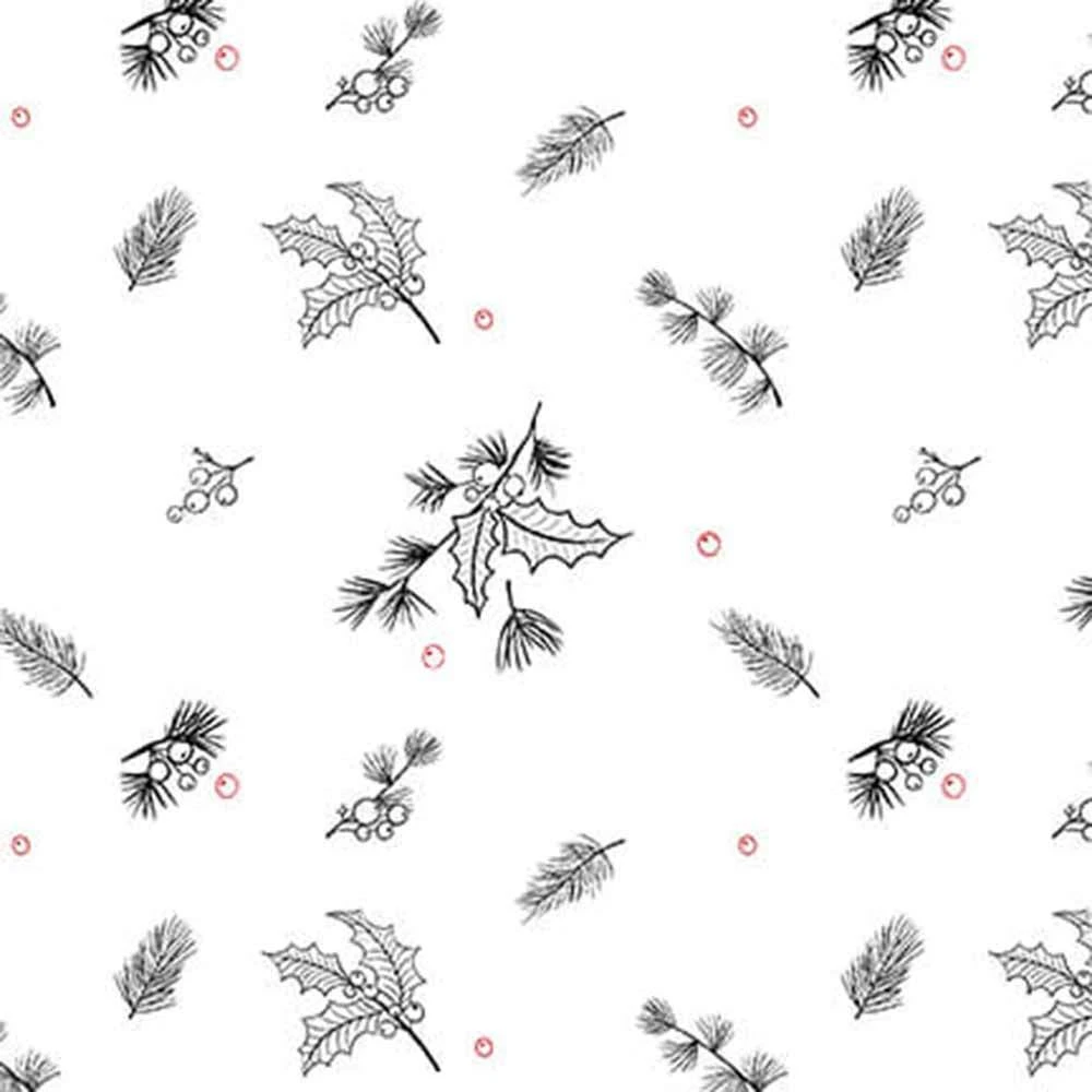 Blank Quilting - Lower The Volume By Blank Quilting - Holly - White - Yardage 1 Blank Quilting - Lower The Volume By Blank Quilting - Holly - White - Yardage