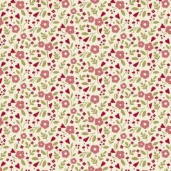 Andover Fabrics - A Woodsy Cottage By Judy Jarvi - Little Darling - Warm White - Yardage