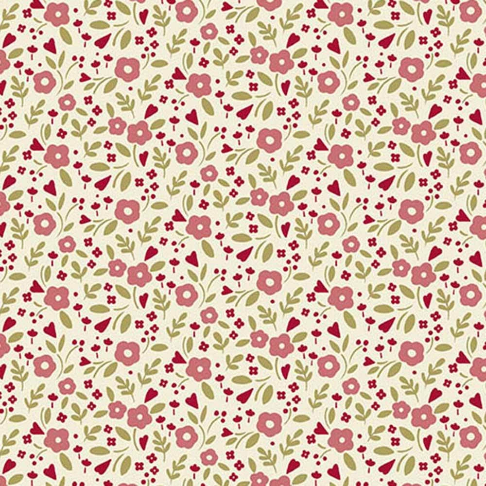 Andover Fabrics - A Woodsy Cottage By Judy Jarvi - Little Darling - Warm White - Yardage 1 Andover Fabrics - A Woodsy Cottage By Judy Jarvi - Little Darling - Warm White - Yardage