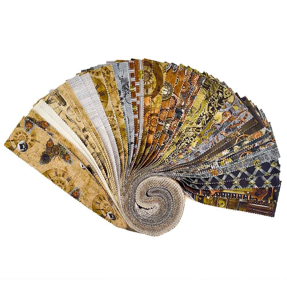 Full Steam Ahead - Urban Essence Designs - 2.5" Strips - 42 Pieces 1 Full Steam Ahead - Urban Essence Designs - 2.5" Strips - 42 Pieces