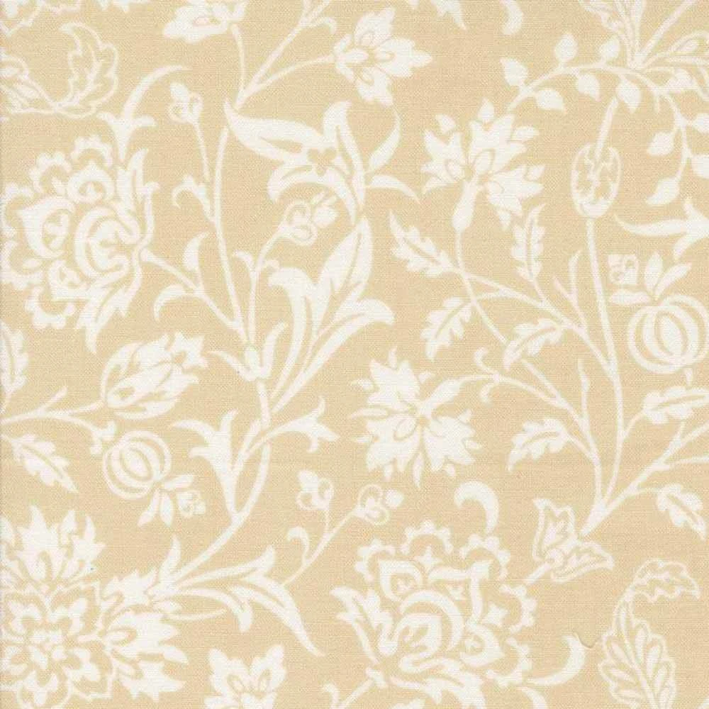 Moda Fabrics - Agatha Road By Fig Tree & Co. - Floral - Natural - Yardage 1 Moda Fabrics - Agatha Road By Fig Tree & Co. - Floral - Natural - Yardage
