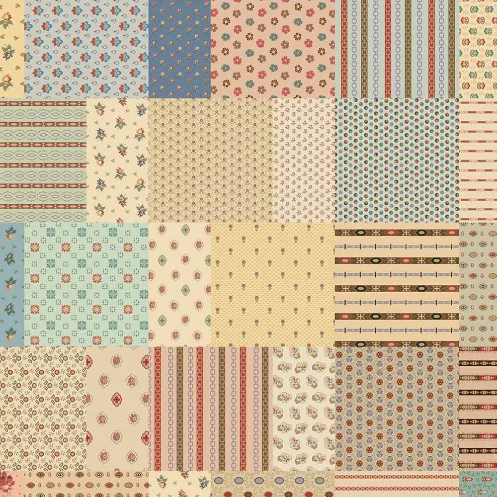 Marcus Fabrics - Patchwork Potpourri By Sheryl Johnson - Patchwork - Multi - Yardage 1 Marcus Fabrics - Patchwork Potpourri By Sheryl Johnson - Patchwork - Multi - Yardage