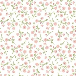 Wilmington Prints - Juliette By Angela Nickeas - Small Floral - Coral - Yardage
