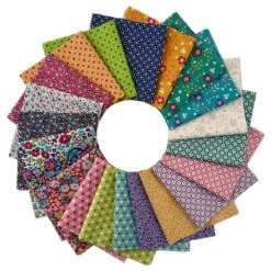 Vibrance By Blooming Boldly Designs - Riley Blake - 10" Squares - 42-Pieces