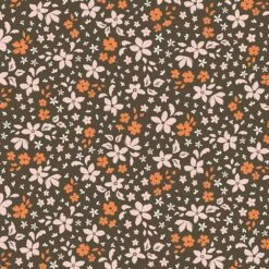 Riley Blake Designs - Winged Medley By Katherine Lenius - Petals - Brown - Yardage