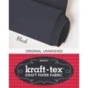 Kraft-tex - Kraft Paper Fabric - 19" Width - Black - Yardage